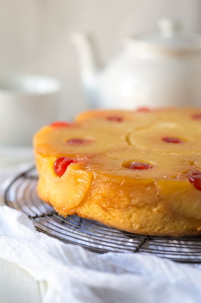 Gluten-Free Pineapple Upside Down Cake | Noshtastic