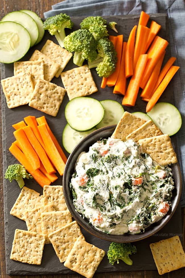 Spinach Ranch Dip | Chocolate Moosey
