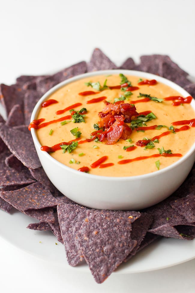 Bacon Sriracha Queso | Back to Her Roots