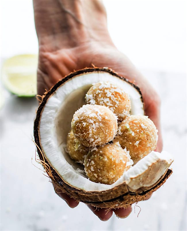 No Bake Coconut Margarita Bites | Cotter Crunch