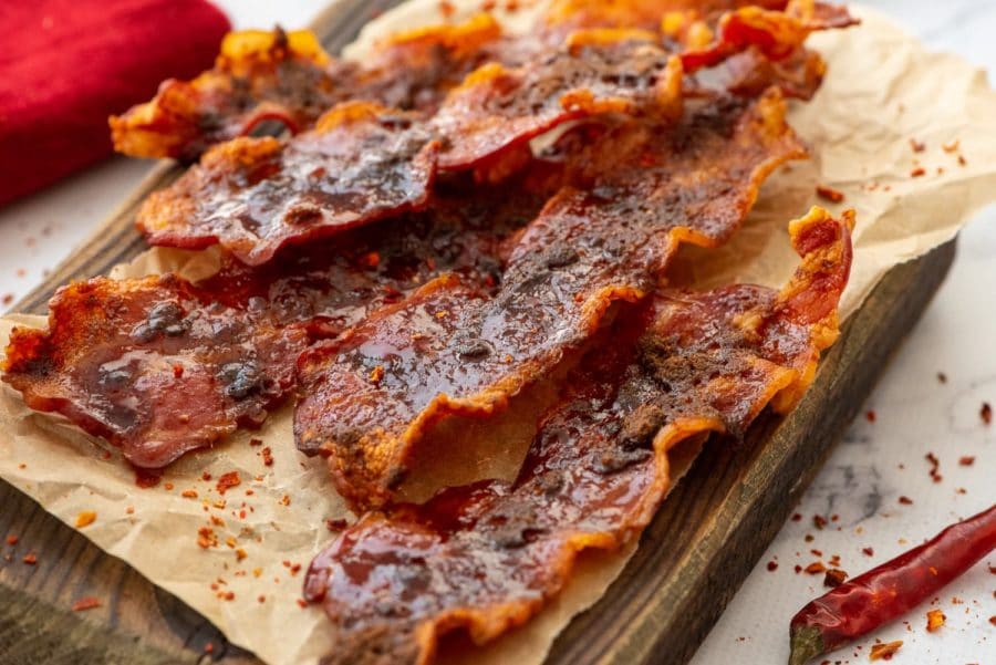 Sweet & Spicy Brown Sugar Bacon (Oven Baked Bacon) Recipe The Cookie Rookie®