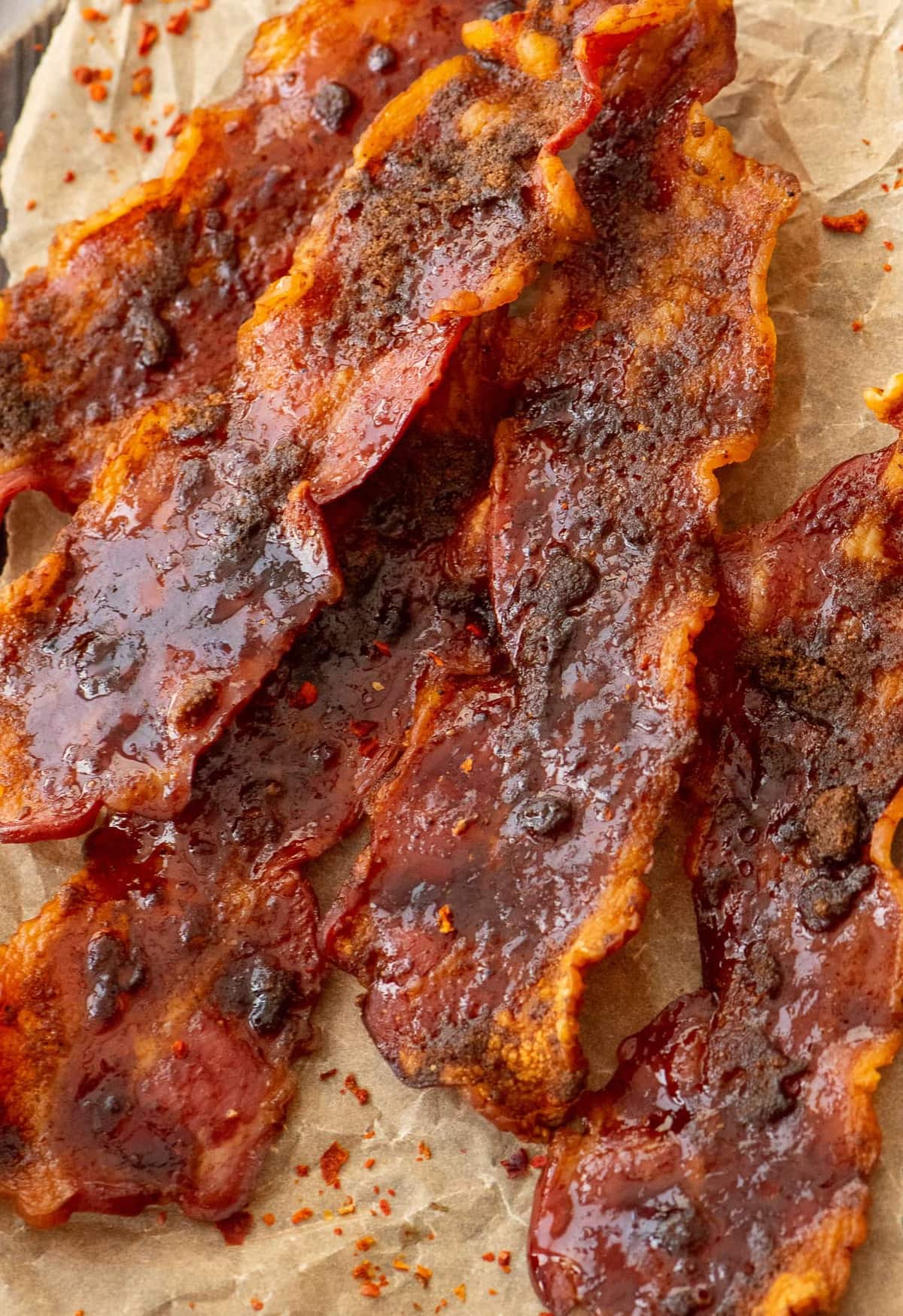 strips of crispy bacon