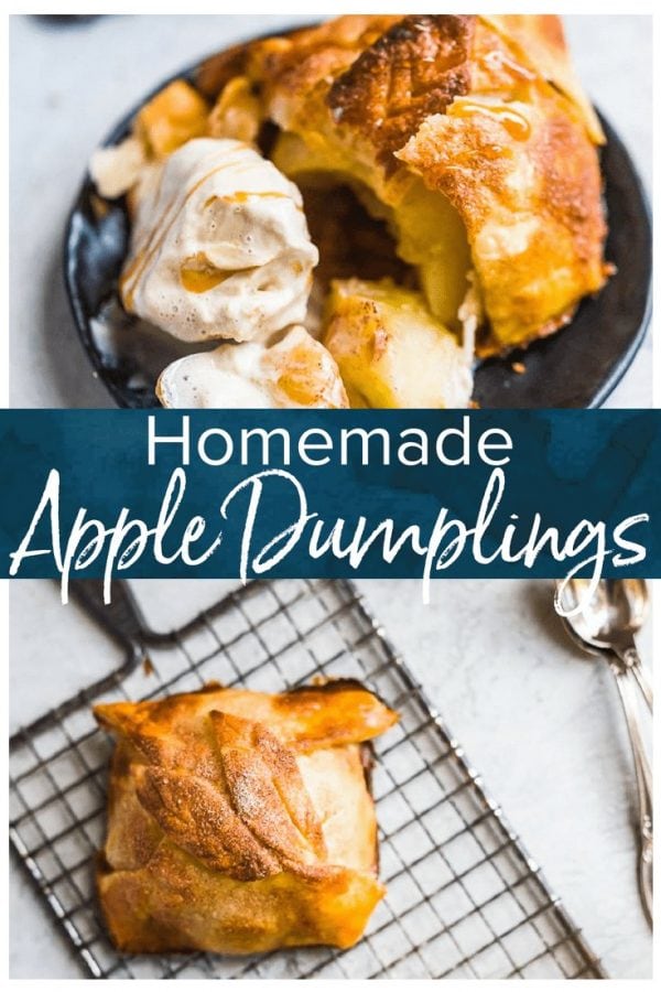 Apple Dumplings are the perfect fall treat! I love eating anything apple during autumn, and this apple dumpling recipe is a classic. This easy apple dumplings recipe is so good fresh out of the oven with a scoop of ice cream!
