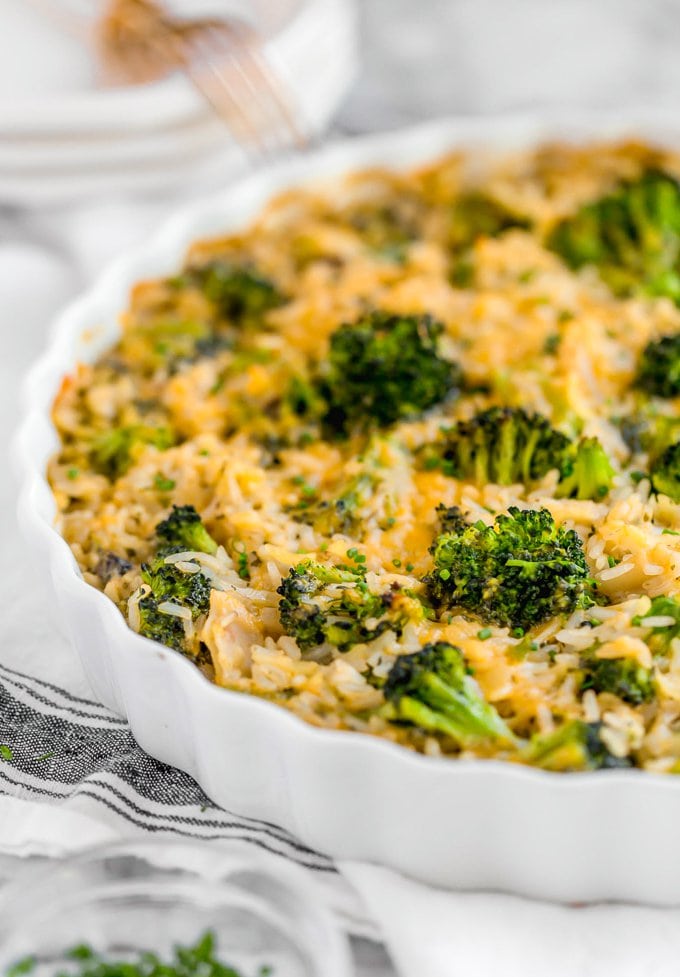 The BEST Broccoli Casserole with Ritz crackers! {+VIDEO}