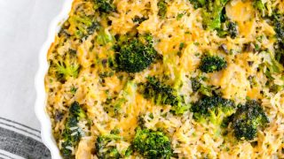 Broccoli Cheese Rice Casserole (Classic Green Rice Casserole)