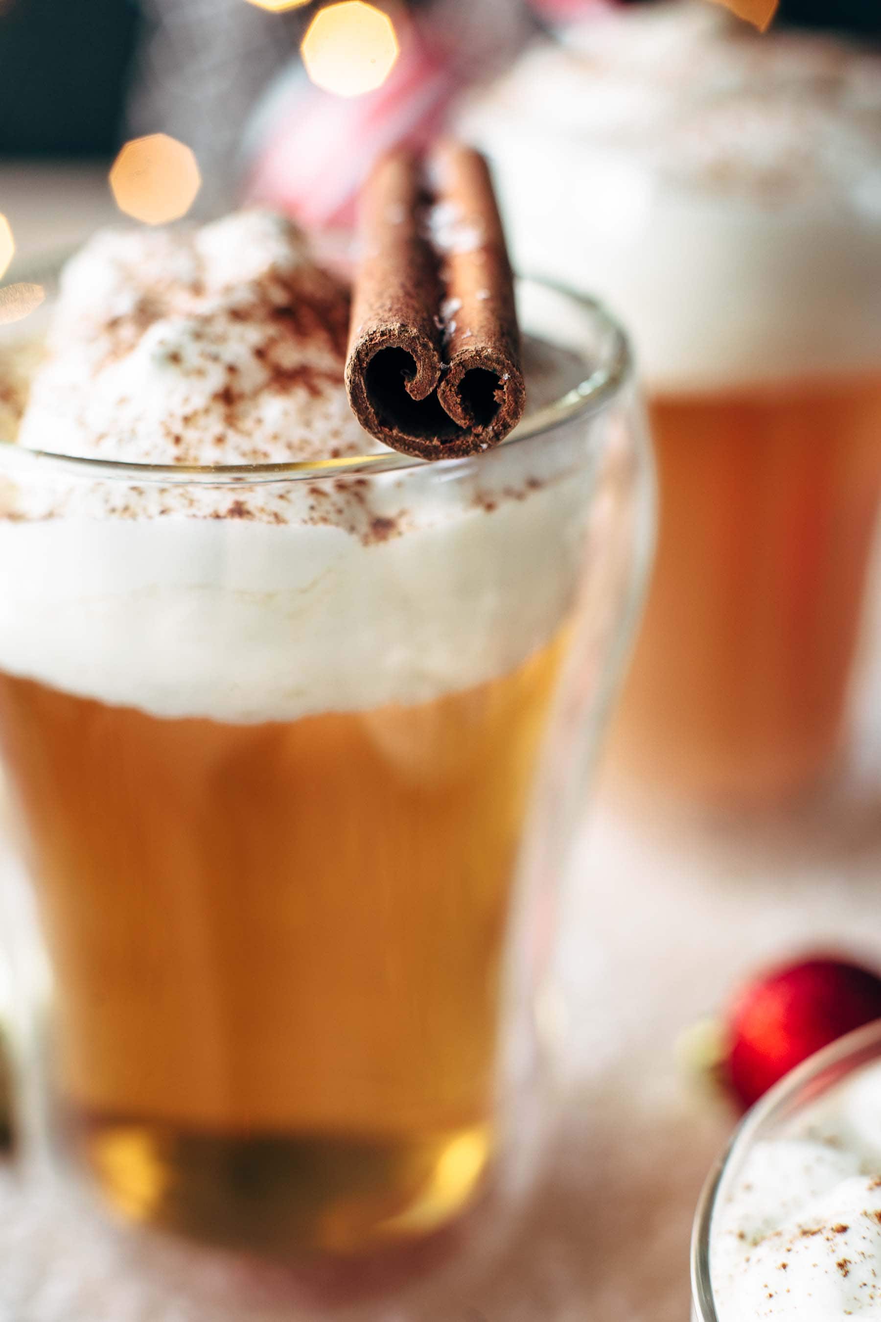 Caramel Apple Hot Toddy Cocktail