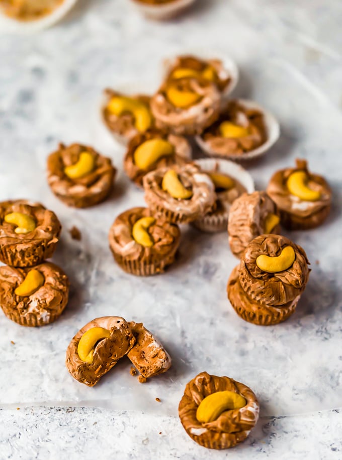 bite-sized marshmallow cream fudge