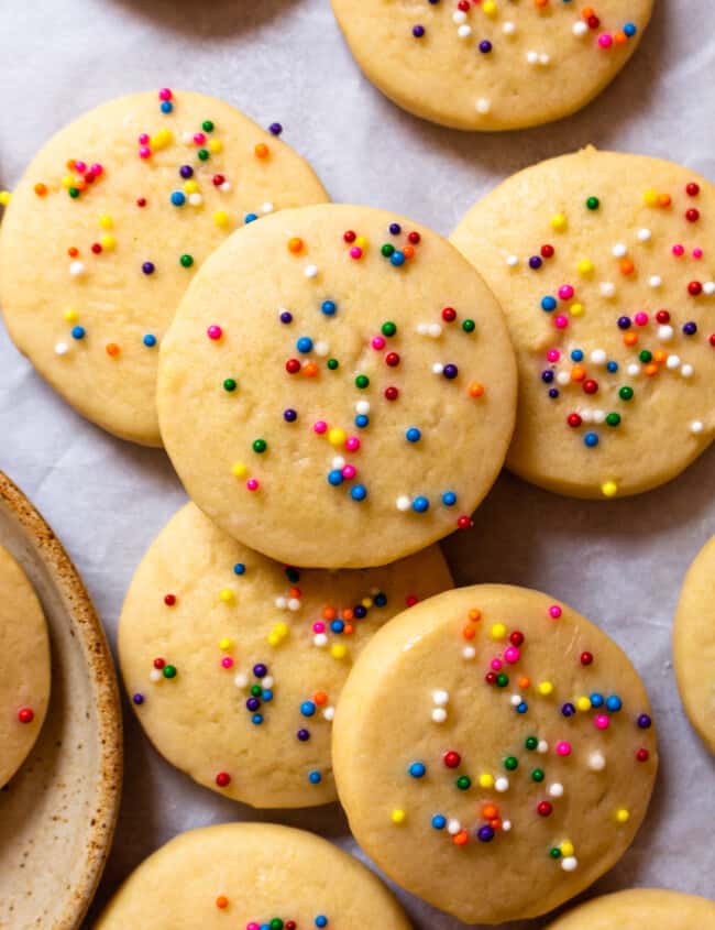 Riscotti Italian Anise Cookies with sprinkles