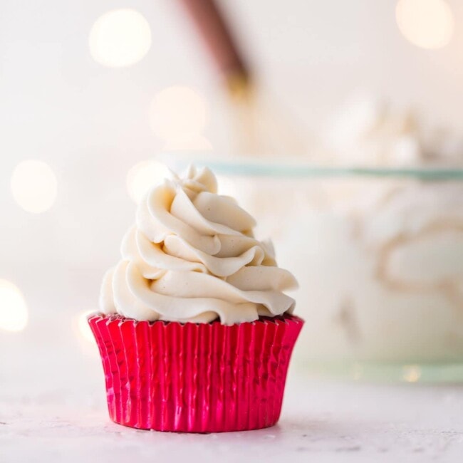 This BEST ICING EVER is the ultimate EASY icing for every cupcake, cake, and baked good! YOU HAVE TO TRY THIS...trust me!