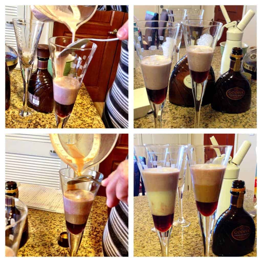 (his and hers) raspberry godiva cocktail