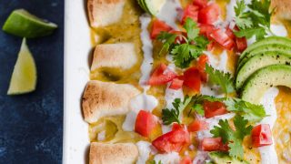 Honey Lime Chicken Enchiladas