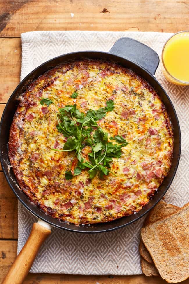 Apple, Ham, and Cheese Frittata Recipe The Cookie Rookie®