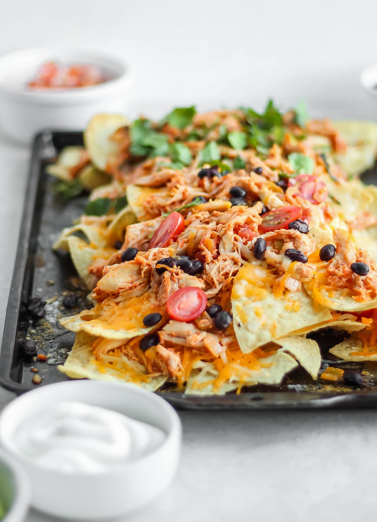 Grilled Chicken Nachos BBQ Chicken Nachos & Mexican Nachos