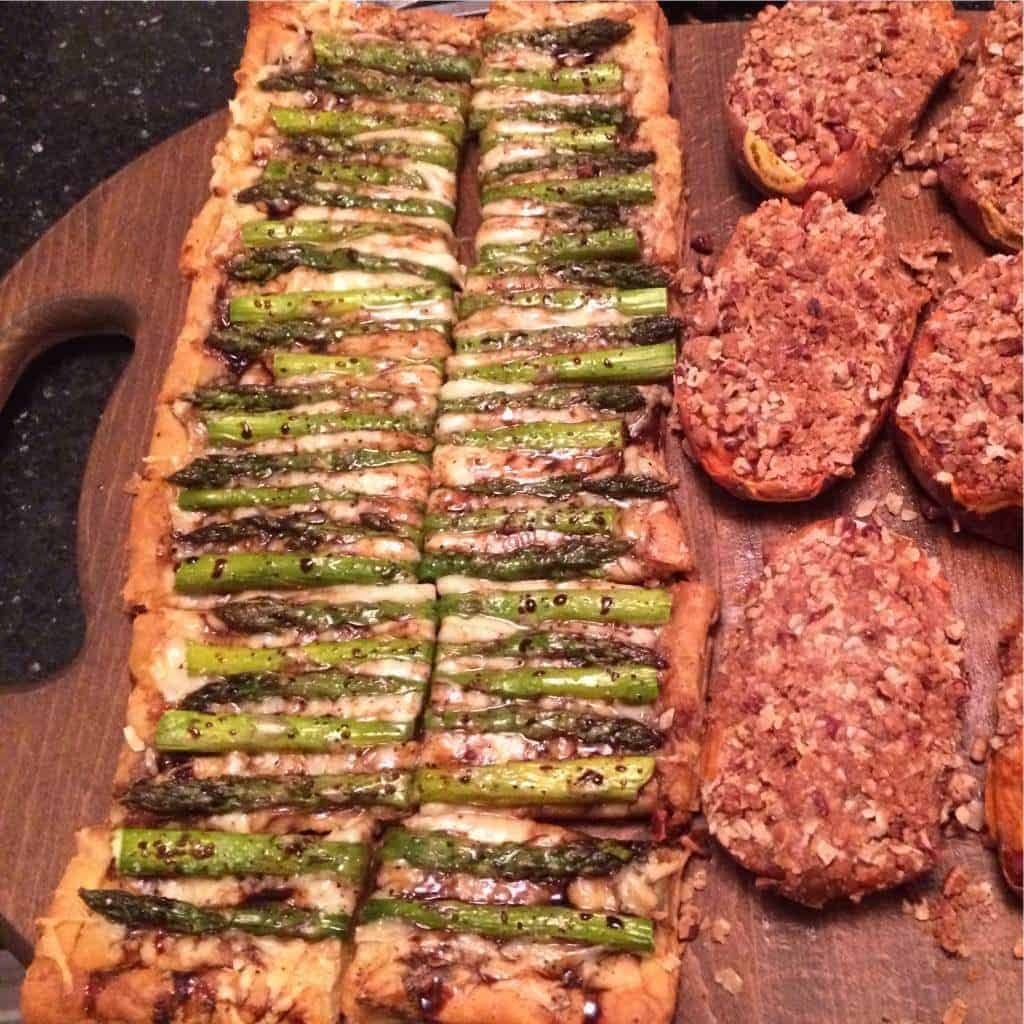 Asparagus Tart with Gruyere Cheese