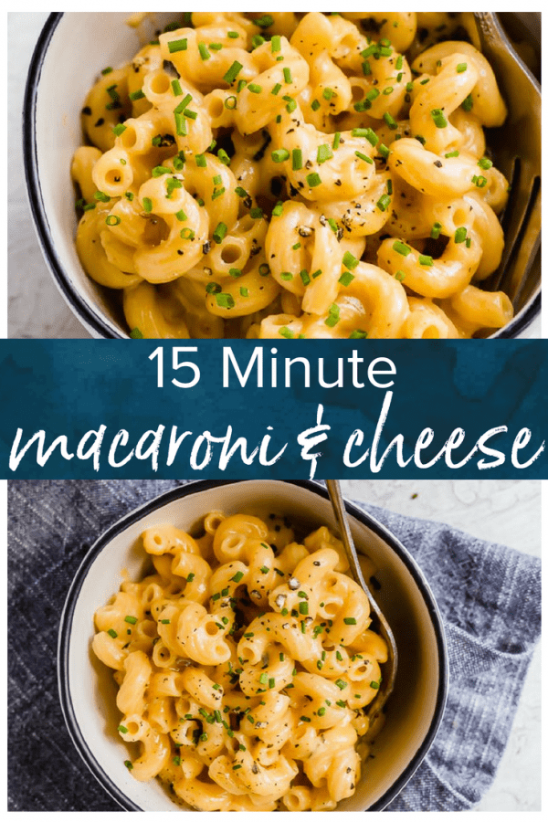 A recipe for Macaroni and Cheese in just 15 minutes? Yes, you can make a delicious and easy One Pot Mac and Cheese in no time at all! This simple mac and cheese recipe is so tasty, so cheesy, and can be made in minutes. Welcome to your new go-to meal!