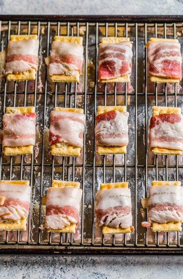 Bacon Wrapped Crackers Recipe The Cookie Rookie®