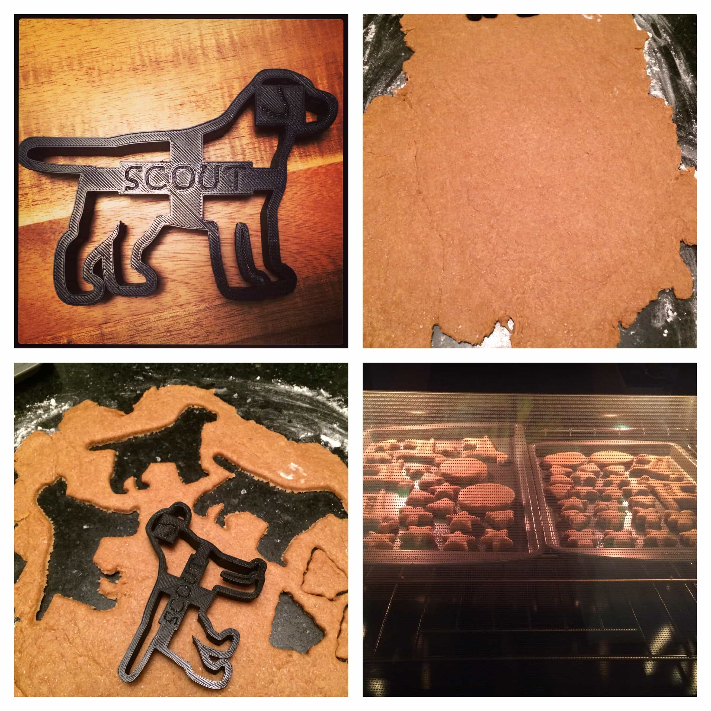 simple homemade peanut butter dog treats! making these for my pup for Christmas! The Cookie