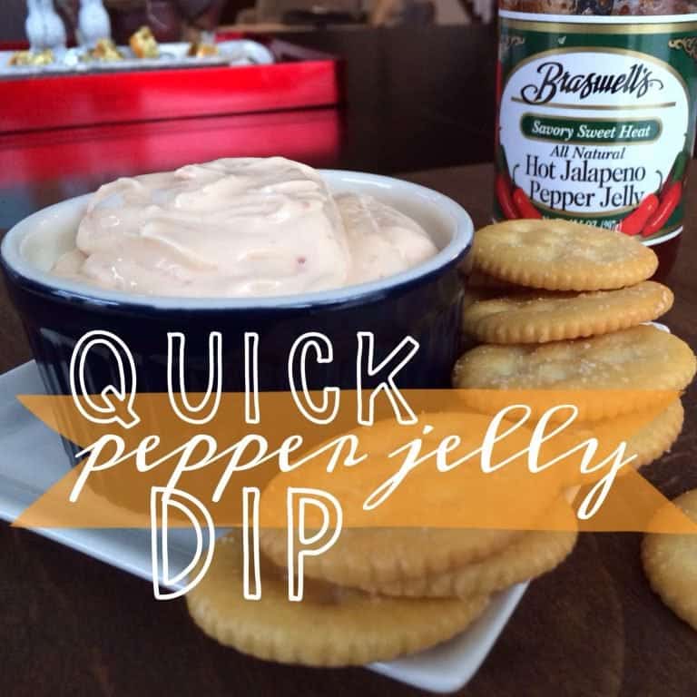 EASY Hot Pepper Jelly Dip (Pepper Jelly Cream Cheese Dip)