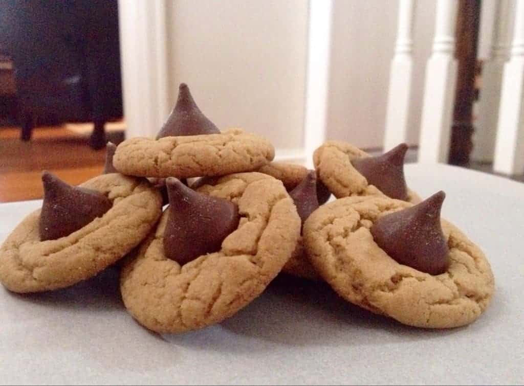 Peanut Butter Chocolate Kiss Cookies The Cookie Rookie