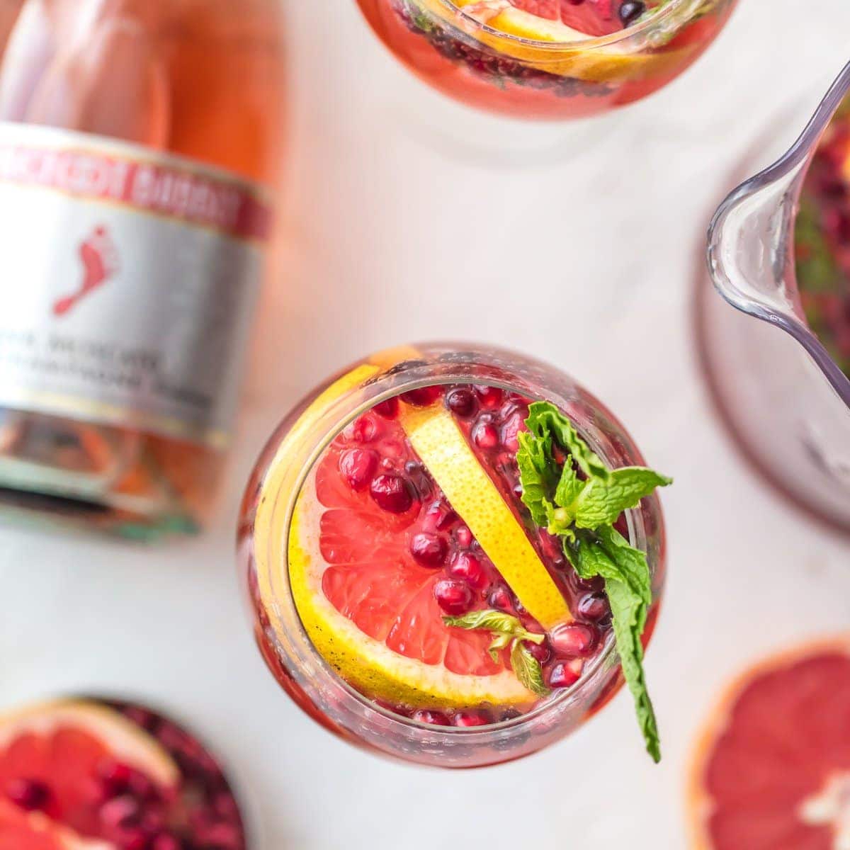 Pink Champagne Sangria Recipe The Cookie Rookie®