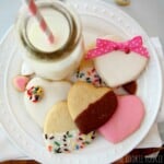 Iced Valentine's Day Cookies