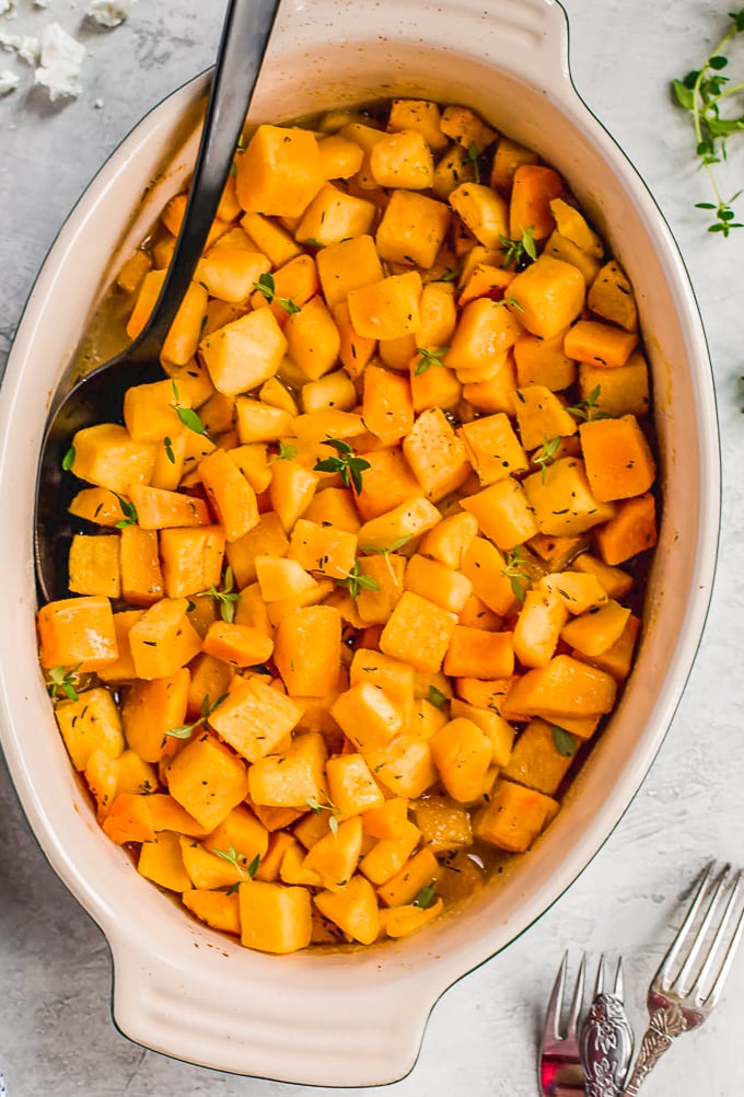 Maple Roasted Butternut Squash Recipe