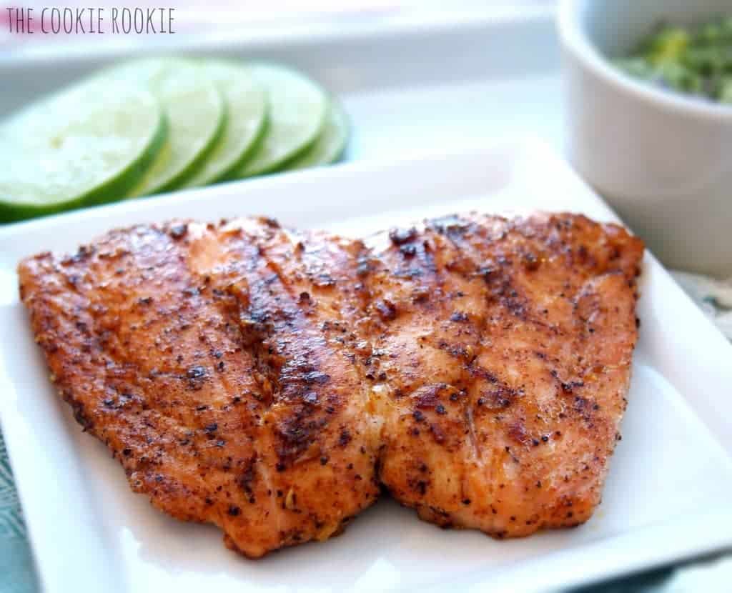 Healthy salmon recipe