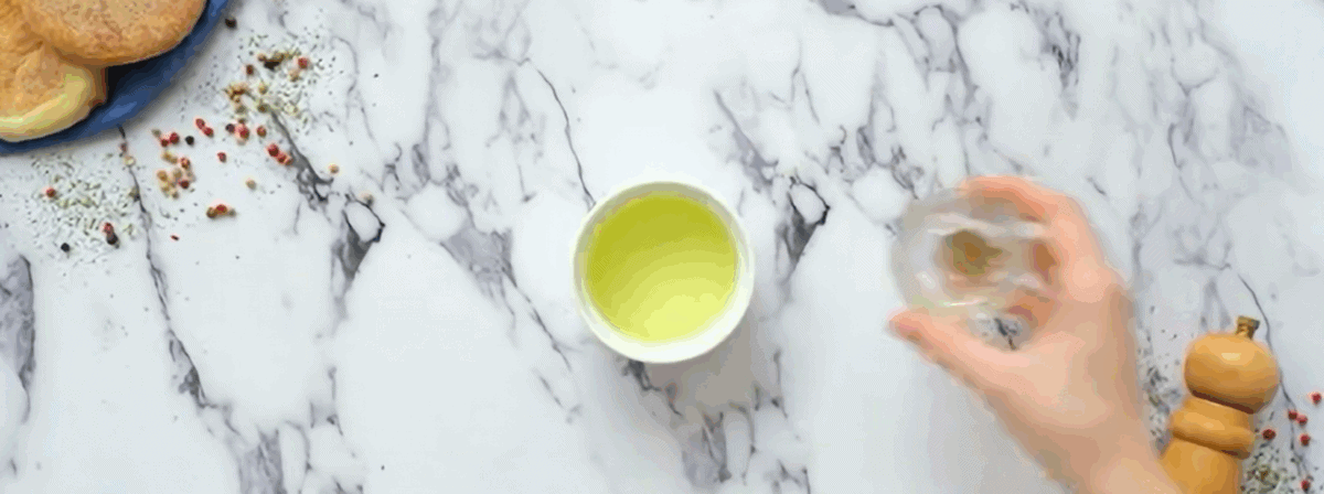 Combining the ingredients to make the egg white. 