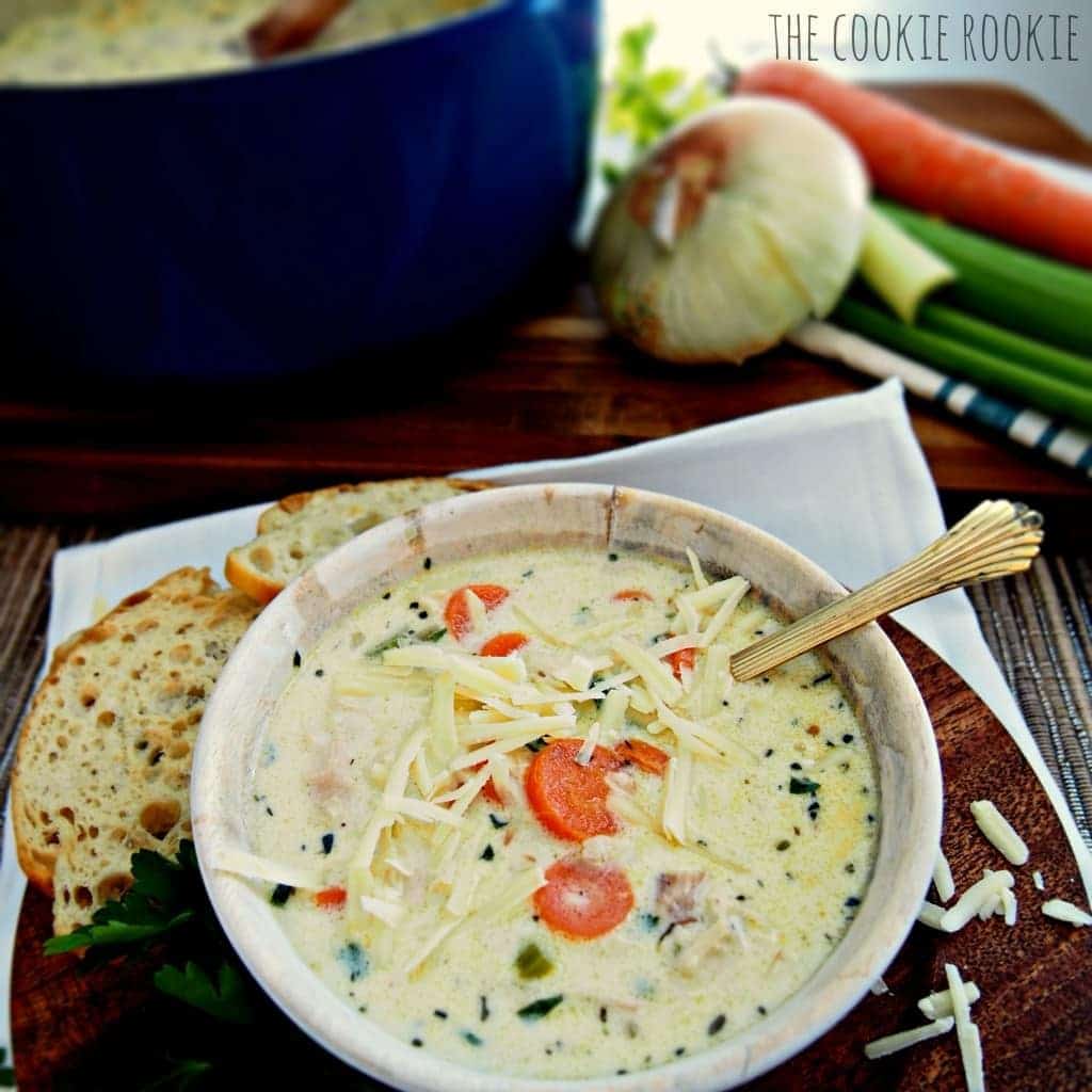 BEST Chicken Soup Creamy Chicken Soup Recipe The Cookie Rookie