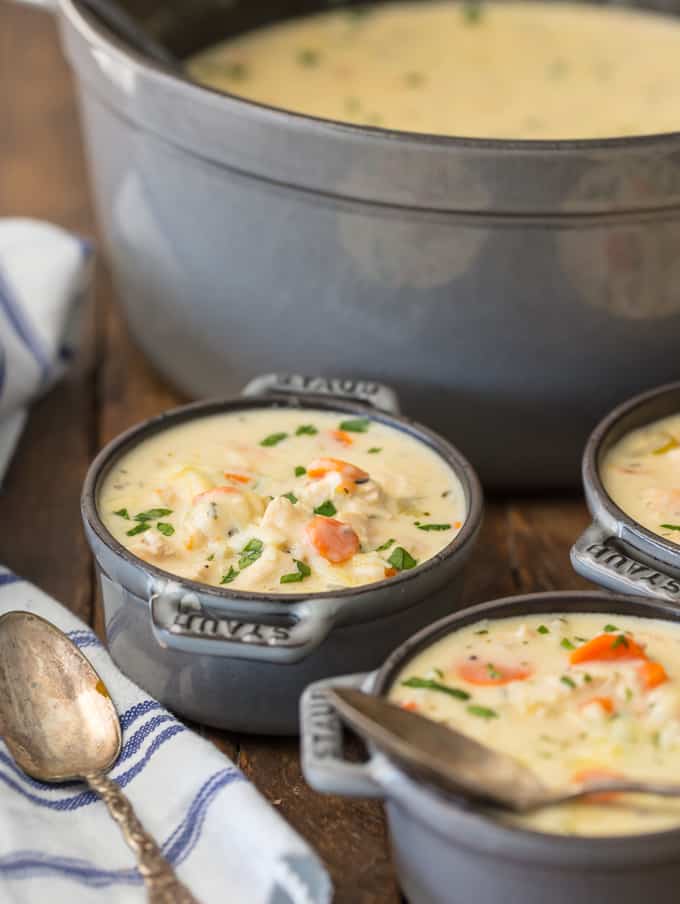 BEST Chicken Soup Recipe - Creamy Chicken Soup - {VIDEO}