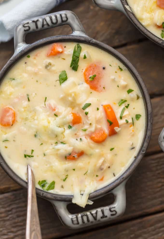 creamy chicken soup recipe