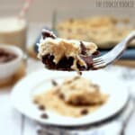 NO BAKE Peanut Butter Cheesecake Bars, the perfect quick and easy sweet treat! {The Cookie Rookie}