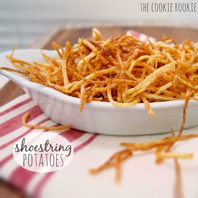 Shoestring Potatoes (Shoestring Fries) (HOW TO VIDEO)