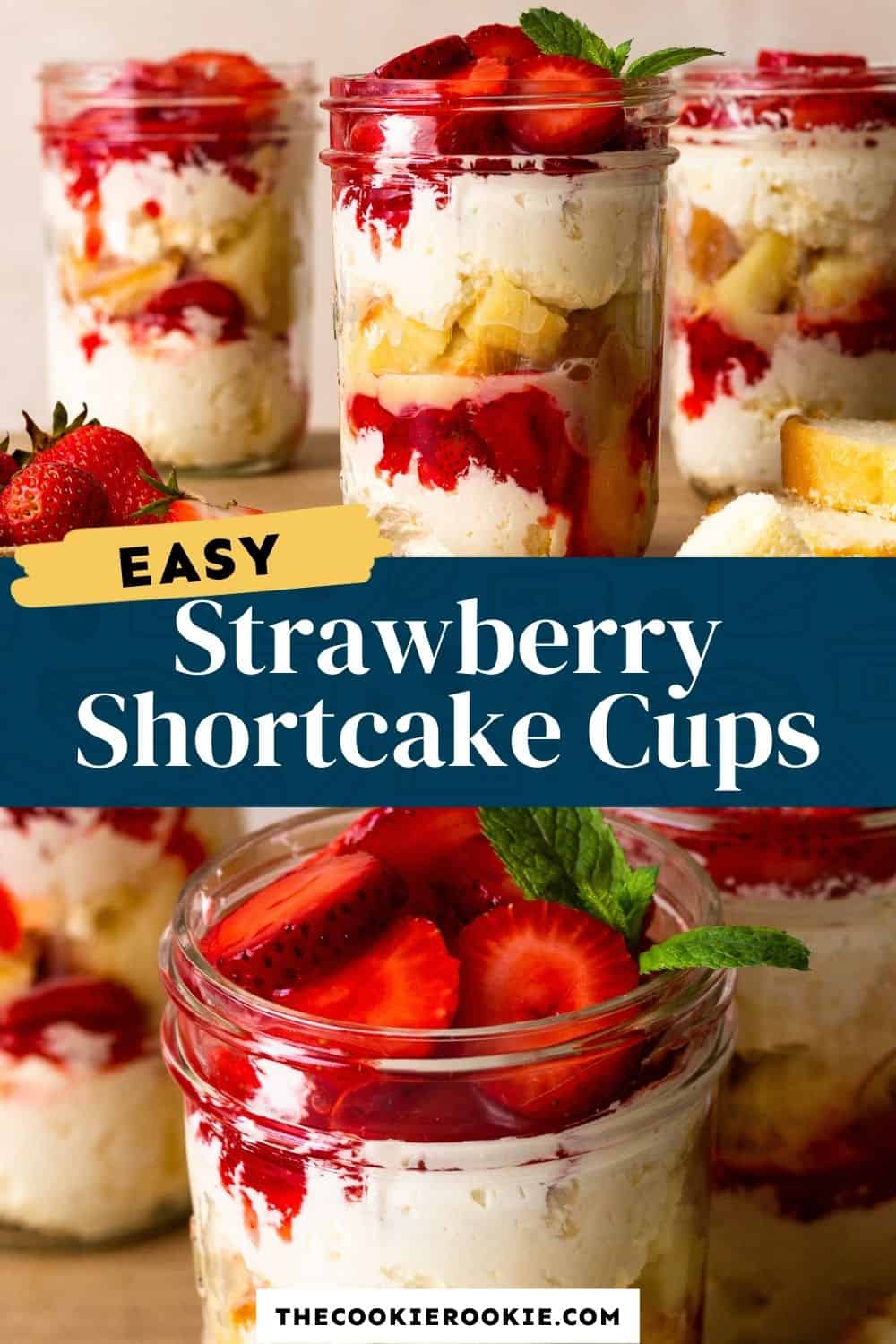 Strawberry Shortcake Cups Recipe The Cookie Rookie®