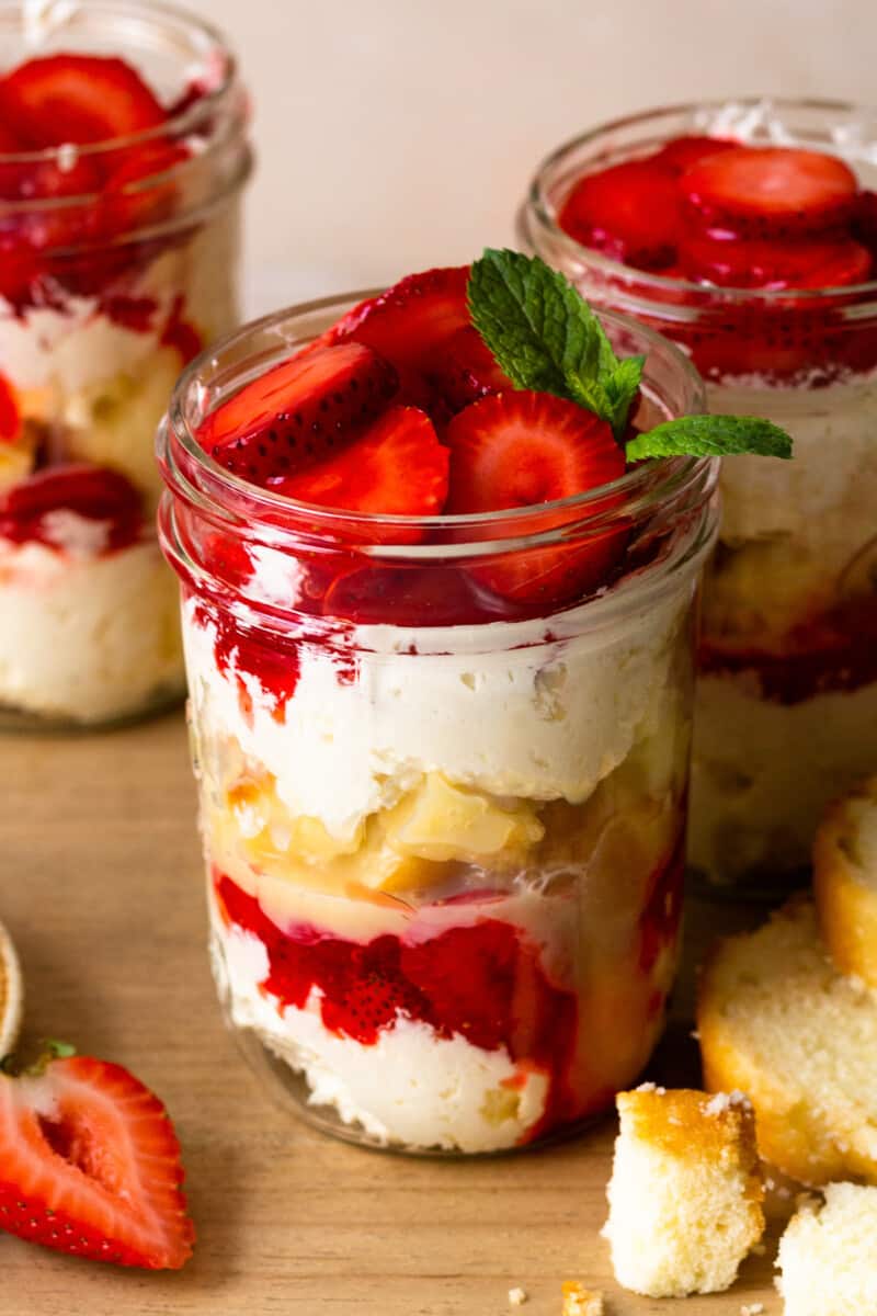 Strawberry Shortcake Trifle Cups - Num's the Word