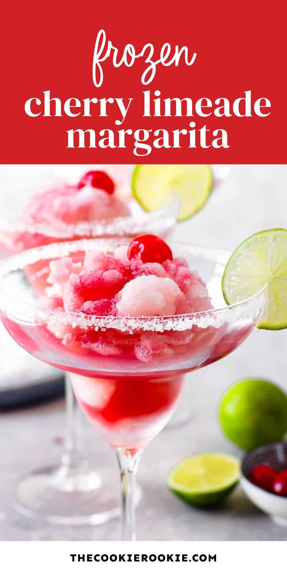 cherry limeade margarita pin image