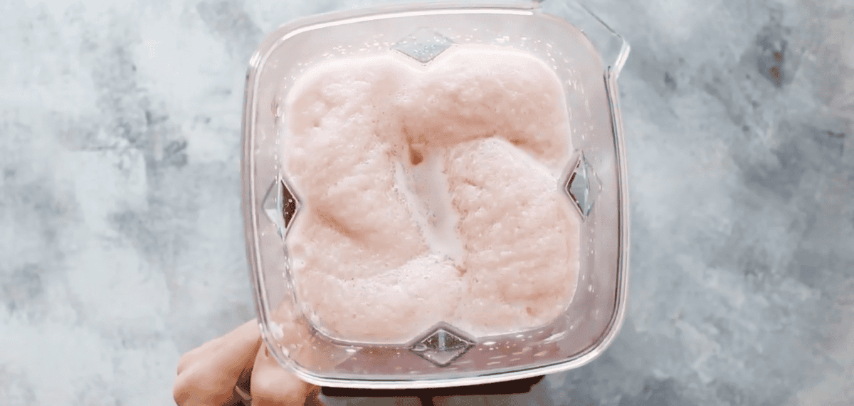 Blended cherry limeade margarita
