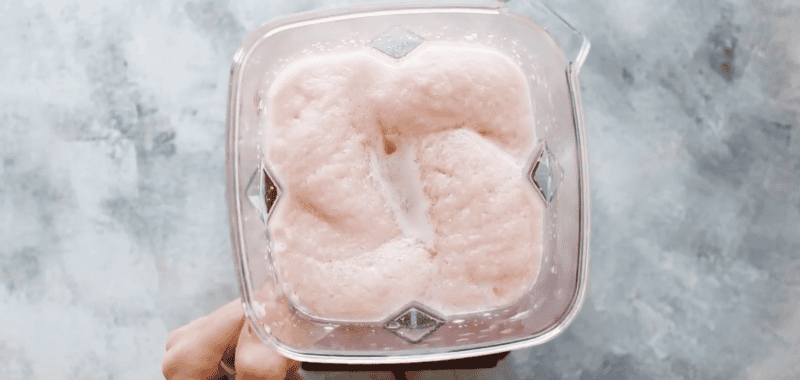 cherry limeade ingredients in blender