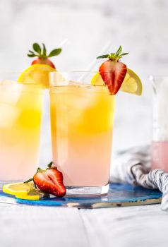 Summer Shandy Recipe with Tequila (Pink Summer Shandy) was my favorite fun cocktail in college! Made with pink lemonade, light beer, and tequila, its the perfect drink for warmer weather. There's something about tequila, beer and lemonade, that just go together. This Summer Beer is a recipe you'll make again and again.