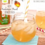 aloe and summer fruit rum punch.