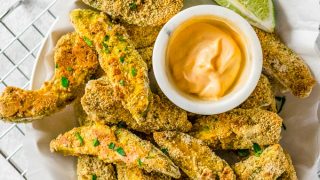 Baked Fried Avocado Fries