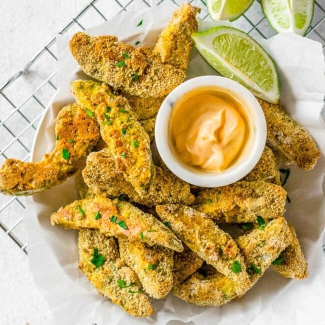 avocado fries with chipotle ranch
