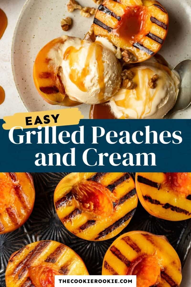 grilled peaches pinterest