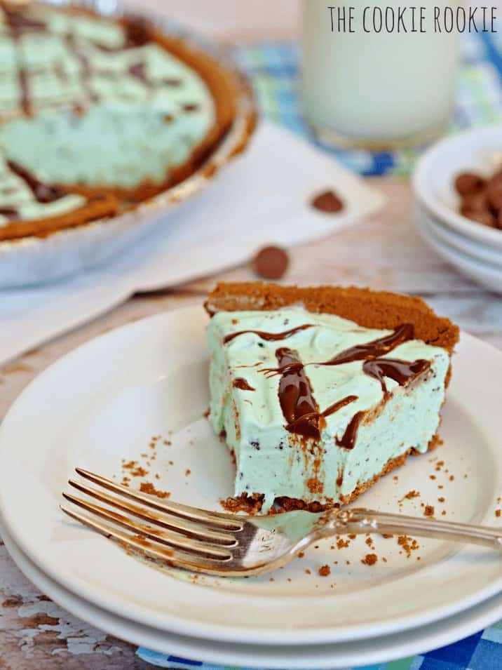 One slice of Ice Cream Pie