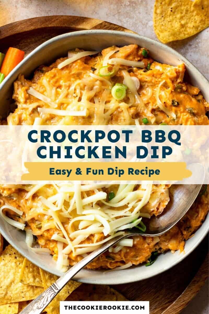 crockpot bbq chicken dip pinterest