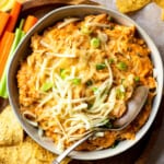 featured crockpot bbq chicken dip