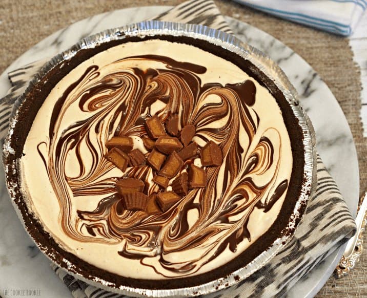 Easy Peanut Butter Cup Ice Cream Pie