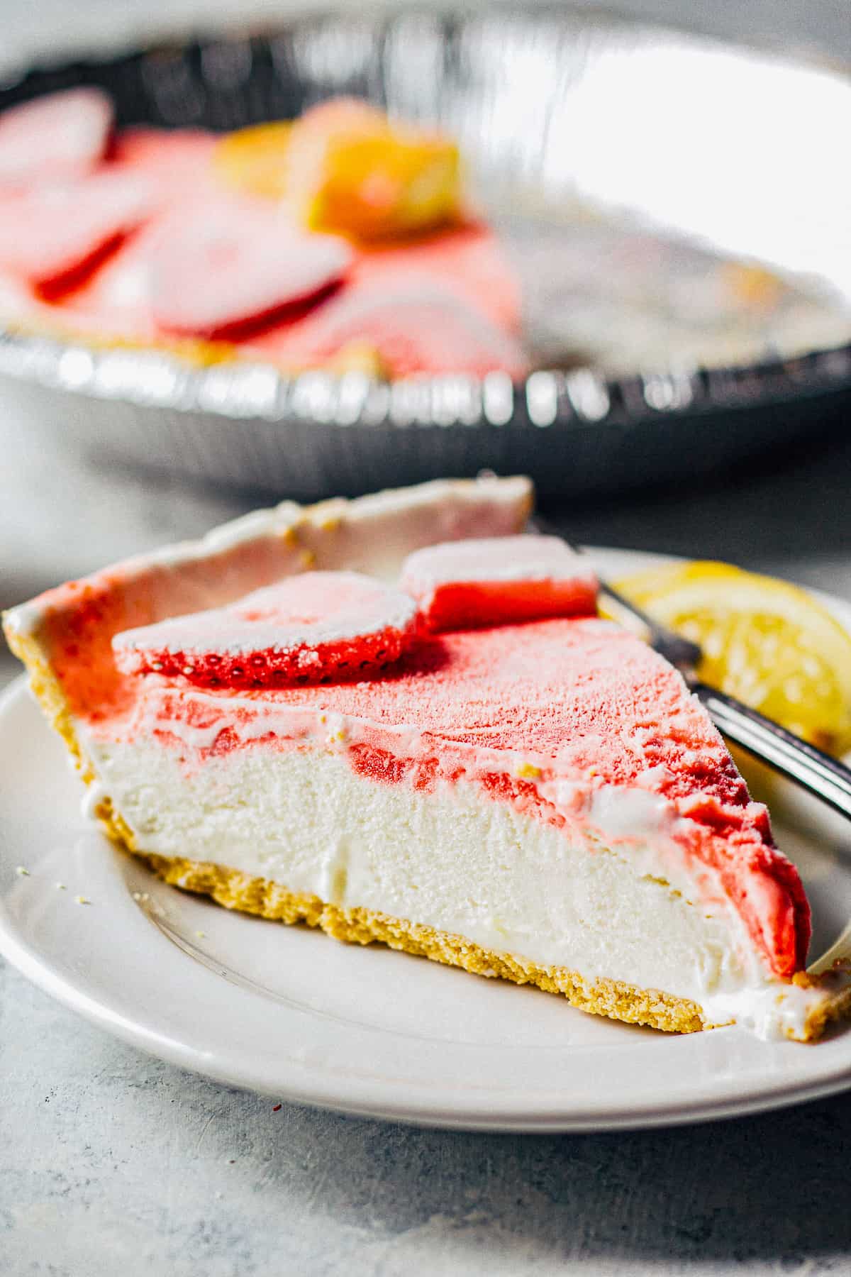 Frozen Strawberry Lemonade Pie Strawberry Cool Whip Pie