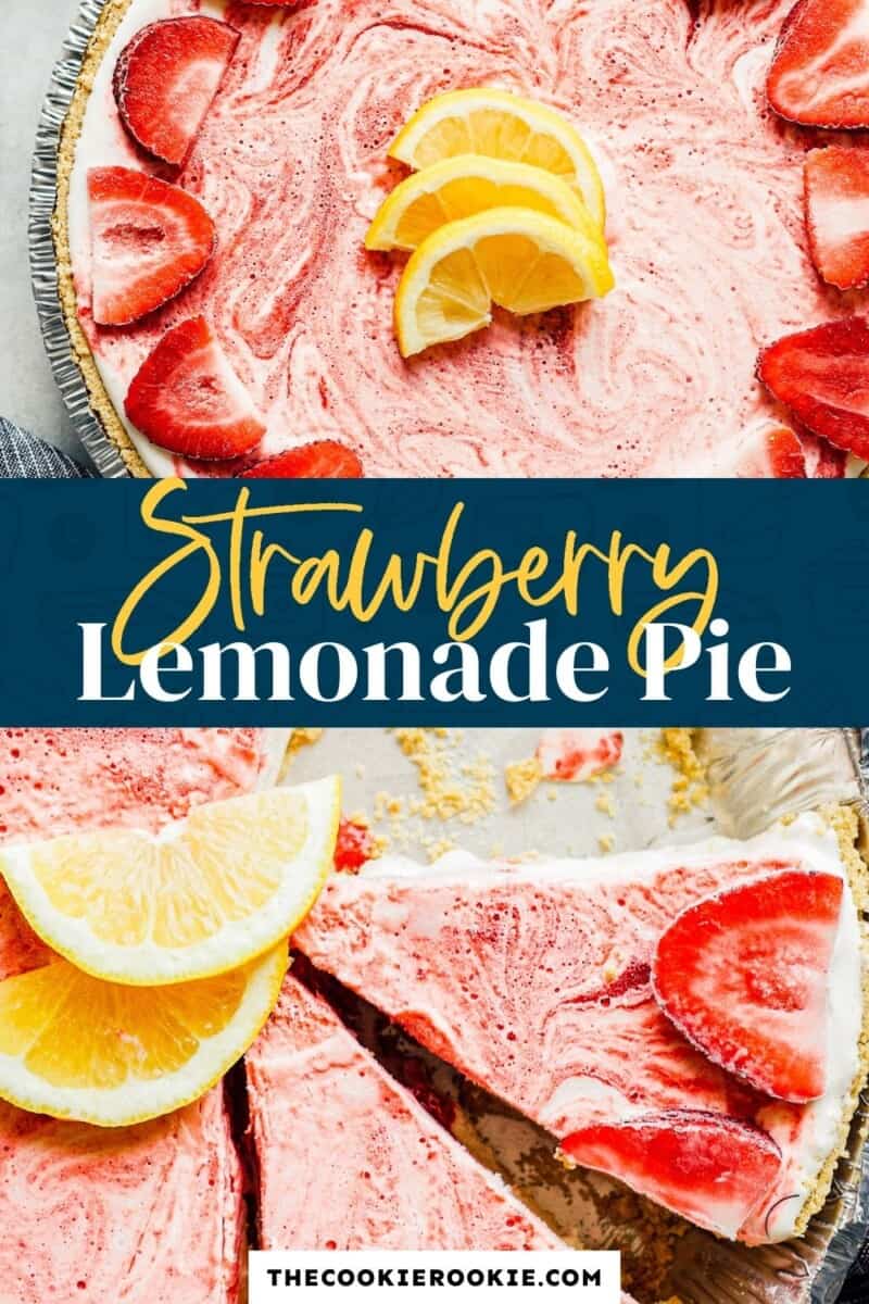 strawberry lemonade pie pinterest