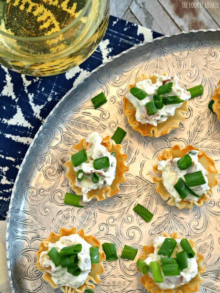 overhead shot of appetizers